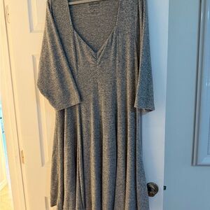 Torrid Super Soft Plush Gray Dress